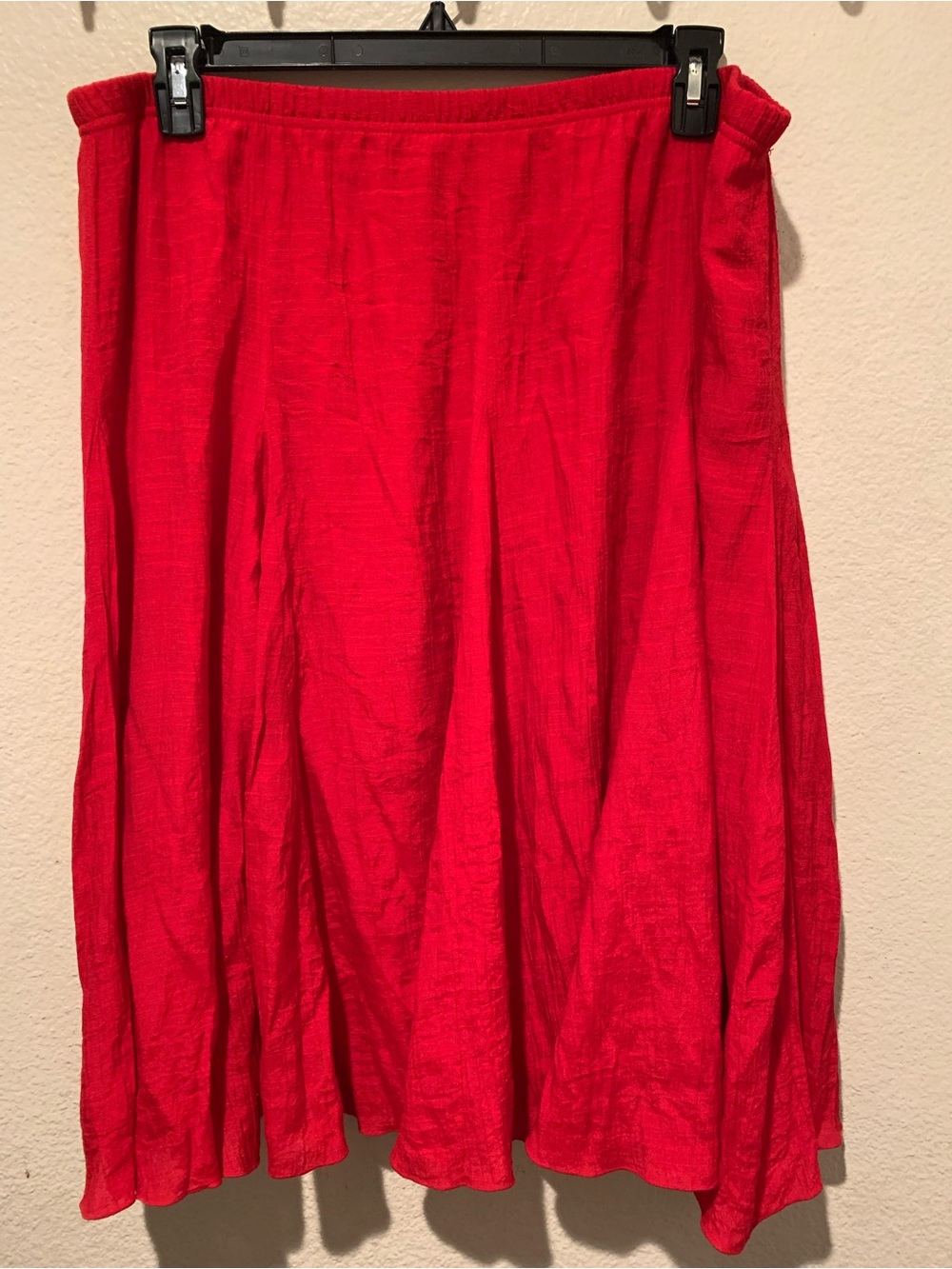 Westport Red Women's Midi Skirt